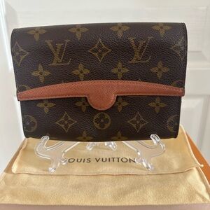 Louis Vuitton Monogram Arche Clutch / Waist Bag -Box & Dust Bag & COA -Authentic